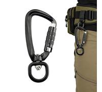 à Verrouillage en Aluminium,Crochet À Ressort Inoxydable Antiusure,Fermoir à | pour Escalade, randonnée, Camping, Montagne, Sac à Dos, Gourde,