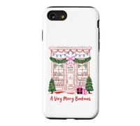 A Very Merry Bookmas Christmas Bookshop Reading Apparel Coque pour iPhone SE (2020) / 7/8