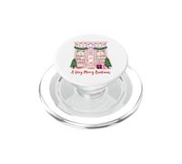 A Very Merry Bookmas Christmas Bookshop Reading Apparel PopSockets PopGrip pour MagSafe