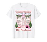 A Very Merry Bookmas Christmas Bookshop Reading Apparel T-Shirt