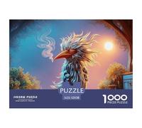 A Very Tired And Sleepy Bird 1000 Pièces Carton Extra-épais Puzzle À Faire Soi-même Quirky Odd Bird Extrêmement Difficile Jouet D'anniversaire Puzzles Cadeaux Pour La Famille Et Les Amis 52x38cm/1000p