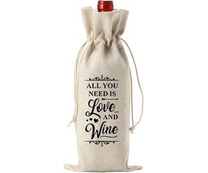 À Vin en Lin Amical pour Les Nouveaux Enseignants Sacs De Rangement À La Mode pour Amis Et Collègues Lors D'occasions Spéciales À Vin Amical