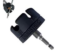 à visser avec tige hexagonale - Outil de clé à douille à fixation rapide | Accessoire pour perceuse avec fermeture éclair et écrou, tiges filetées de 1/4", 3/8", 1/2"