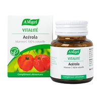 A.VOGEL - Acérola, Complément Alimentaire, Enrichi En Vitamine C 100% Naturelle, Actions Ciblées Vitalité, Laboratoire Suisse, 40 comprimés