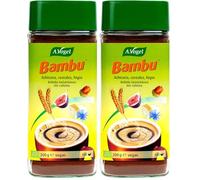 A.VOGEL Bambu - Substitut de Café Instantané Bio - Boisson Soluble, Sans Caféine et 100% Naturel - Fruits et Céréales Torréfiées - À Consommer chaud ou Froid - 200g (Lot de 2)