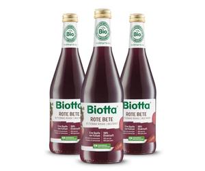 A.VOGEL - BIOTTA - Jus de Betterave rouge lactofermenté - 100% légumes bio - Riche en nutriments - Aide à la digestion & Action anti-inflammatoire - Ingrédients frais et savoureux - Lot de 3-500 ml