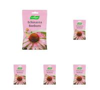 A.VOGEL - Bonbons pour la gorge - Renforce le système immunitaire - Extrait d'échinacéa fraîche 100% Bio - Goût cerise, sureau et groseilles - Coeur fondant - 75g (Lot de 5)