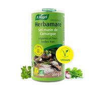 A.VOGEL Herbamare Original - Mélange de sel marin, légumes et herbes fraiches - Assaisonnement sain, bio & vegan - Actifs végétaux - Exhausteur de goût, savoureux & fabriqué en France - 250 g
