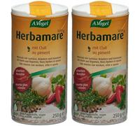 A.Vogel Herbamare Sel marin aux légumes et au piment bio Sel(S) 2x250 g