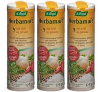 A.Vogel Herbamare Sel marin aux légumes et au piment bio Sel(S) 3x125 g