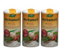 A.Vogel Herbamare Sel marin aux légumes et au piment bio Sel(S) 3x250 g