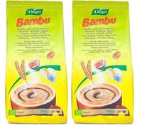 A.VOGEL - Recharge Bambu - Substitut de Café Instantané Bio - Boisson Soluble, Sans Caféine et 100% Naturel - Fruits et Céréales Torréfiées - À Consommer chaud ou Froid - 200g (Lot de 2)