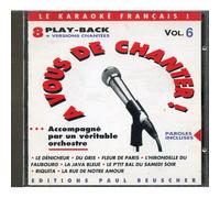 Georgette Plana – À vous de chanter Vol. 6 – CD – Paul Beuscher