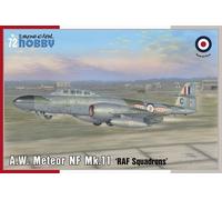 Maquette Avion - Special Hobby - A.W. Meteor NF Mk.11 RAF Squardrons - Echelle 1/72 - Pour 15 ans et plus