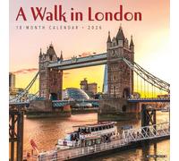 A Walk in London 2026 12 X 12 Wall Calendar
