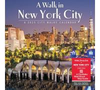 A Walk in New York City 2025 12 X 12 Wall Calendar