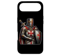 A Warrior of Christ Chevaliers Templiers Croix Vieilli Homme Coque pour iPhone Air