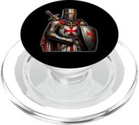 A Warrior of Christ Chevaliers Templiers Croix Vieilli Homme PopSockets PopGrip pour MagSafe