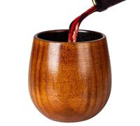 à Whisky en Bois - Gobelet de 3,26 pouces | Gobelet en bois - Tasse rustique à l'ancienne qui améliore le goût et le goût pour le whisky, le vin, l'eau, la maison, le bar et comme cadeau