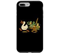 A Wild Goose Chase - Idiom Oie, Bigfoot, Alien & Soldat Coque pour iPhone 7 Plus/8 Plus