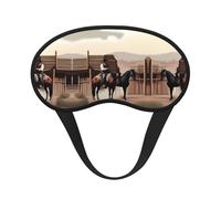A Wild West Life Masque de sommeil occultant - Bloque la lumière, confortable, idéal pour les voyages, le camping, la méditation et le yoga