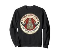 A Woman Cannot Survive on Canning Alone She Needs Poulets Sweatshirt