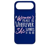 A Woman's Place is Wherever She Want it to be - Empower Her Coque pour iPhone Air