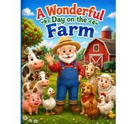 A Wonderful Day on the Farm - A Story Coloring Book: 30 Fun & Easy Coloring Pages Featuring Cows, Pigs, Chickens and More for Kids Ages 4-8