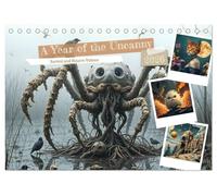 A Year of the Uncanny (Desk Calendar 2026 DIN A5 landscape), CALVENDO 12 Month DeskCalendar: Surreal and Bizarre Visions
