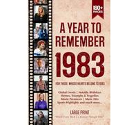 A Year To Remember 1983 History Book: A Nostalgic Tribute for the Radio Babies with Heartfelt Memories of 1983 - An Ideal Gift for Birthdays, Anniversaries, and Special Occasions