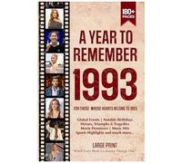 A Year To Remember 1993 History Book: A Nostalgic Tribute For The Radio Babies With Heartfelt Memories Of 1993 An Ideal Gift For Birthdays, Anniversaries, And Special Occasions