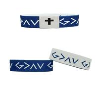 A-yeite 1 bracelet portable avec verset de la Bible pour homme et femme - Bracelet chrétien quotidien avec verset inspirant NFC - Bracelet religieux, Adjustable, Nylon, Pas de gemme