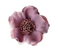 A-yeite Grandes broches colorées en forme de fleur pour femme - En tissu satiné délicat - Camélia - Pinces à bec de canard - Pour robe, jupe, écharpe, chapeau, vêtements, Métal, Pas de gemme