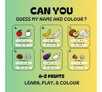 A-Z Fruits: Learn, play, and colour