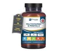 A-Z Multivitamines et minéraux I 365 comprimés végétaliens (approvisionnement pour 1 an) I 26 vitamines, minéraux et micronutriments actifs essentiels pour hommes et femmes I Prowise Healthcare