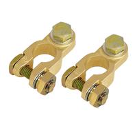 A0066-4-1 Pack Of 2 Battery Lugs 12 V 24 V Car Battery Terminal M8 Connector Battery Terminals + More-Less Battery Connectors For Car Truck Solar Battery