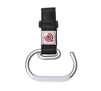 A0127 Crochet de poussette Cadre de landau Crochet Crochet de fauteuil roulant Universel multifonctionnel Crochet Accessoires de chariot (Noir +argent)