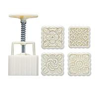 A0127 Moule Pâtisserie Orientale 4pcs Moule À Gâteau Lune Moule Décoration Pâtisserie Fournitures De Pâtisserie Bricolage Moule À Biscuit