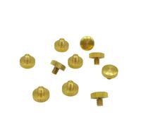 A0141229 Vis de support de lyre en laiton pour saxophone Yamaha Trompette Cornet Alto Tuba, remplacement pour A0141220 Vis de support de bague de doigt 10 pièces incluses