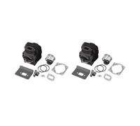 A02F-2Pcs 40MM 52CC Cylindre Assy 1E40F-5 40-5 BG520 CG520 Ensemble de piston d'assemblage adapté aux pièces de reconstruction de clip de goupille annulaire