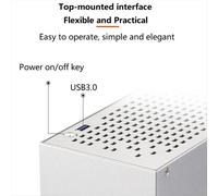 A07 Mini ITX Computer Case Chassis HTPC Host Case Desktop Box Black