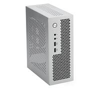 A09 HTPC Computer Case Mini ITX Gaming PC Châssis Desktop Châssis USB2.0 Computer Case Home Computer Case Silver