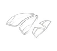 A09E-For IX35 2010-2014 ABS Chrome feu arrière lampe capot décoration capots de bordure accessoires 4 pièces/