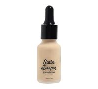 A0a Stain Drops Foundation, Fond de teint Satin Drops toute la journée, Fond de teint liquide naturel à couverture complète avec conception de gouttes pour femmes