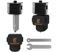 A1/A1 Mini Quick-Swap Hotend 0.2mm+0.4mm Mini Hotend Hotend de Mise à Niveau High Temp&Fast Speed Buse avec Groove and Wrenches Buse en Acier Trempé Compatible avec Bambu Lab A1/A1 Mini Imprimante 3D