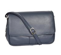 A1 FASHION GOODS Marine Sac à Bandoulière En Cuir Aux Femmes Classique Flap Par-dessus Messager Décontractée Sac à main - Ada