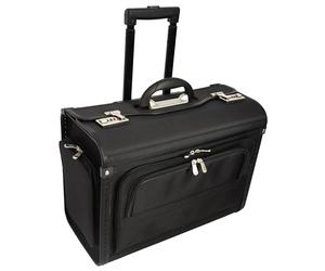 A1 FASHION GOODS Rolling Pilot Mallette de cabine double combinaison Cadenas d'affaires Voyage Sac à main Médicaux Reps Sac