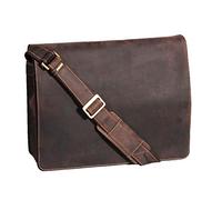 A1 FASHION GOODS Sac De Cuir Pour Homme Messenger MARRON MILLÉSIME A4 Ordinateur Portable Bureau Uni Casual Enregistrement Sac - A48