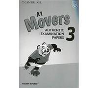 A1 Movers 3 Answer Booklet Cambridge University Press (Auteur)
