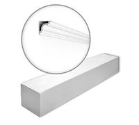 A1 NOMASTYL Moulure de plafond - 10 pièces (20 m) - 80 x 80 x 2000 mm - NOËL & MARQUET - une marque de NMC - Polystyrène